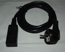 Schuko IEC C19 Netzkabel 2 m