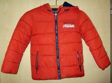 C&A Palomino Winterjacke Jacke Gr. 122 rot Jungen Taschen Kapuze gefüttert