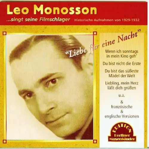 Leo monosson liebe für - monosson, eine
