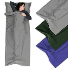 LightDry Hüttenschlafsack aus Mikrofaser Deckenschlafsack Inlett ReiseSchlafsack