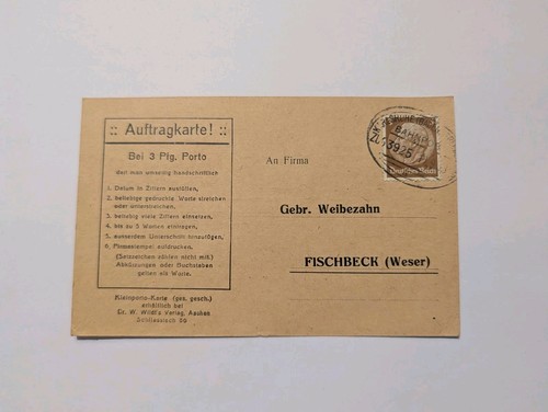 Bahnpost deutsches reich karte - deutsches,