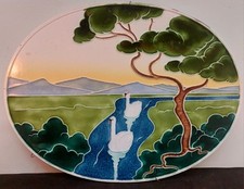 Jugendstil Wandkachel 