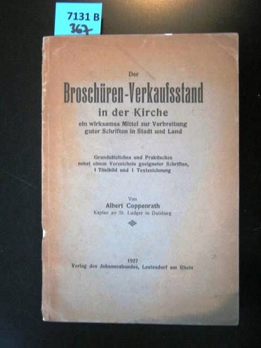 Der broschüren verkaufsstand - der, broschüren-verkaufsstand