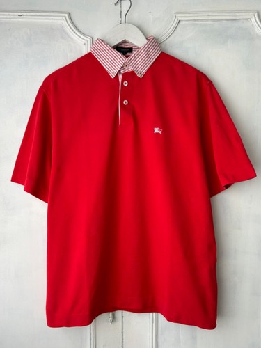 Burberry london red polo shirt - burberry,