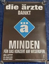 die ärzte DANKT MINDEN A1 Plakat Poster Bela B Farin Urlaub RAR