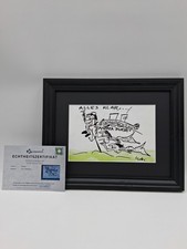 Udo Lindenberg Bild "Andrea Doria" im Rahmen Unikat Gemälde Likörell