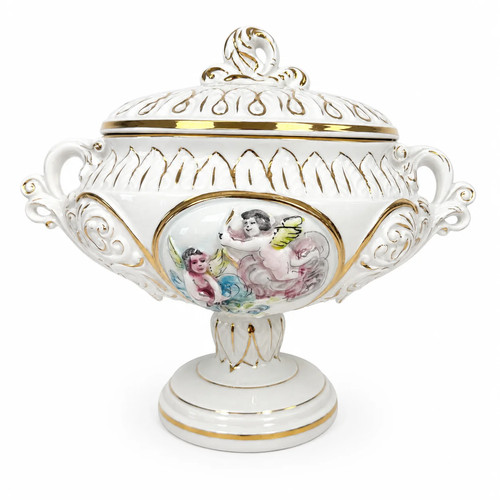 Prunkschale mit deckel keramus - prunkschale,