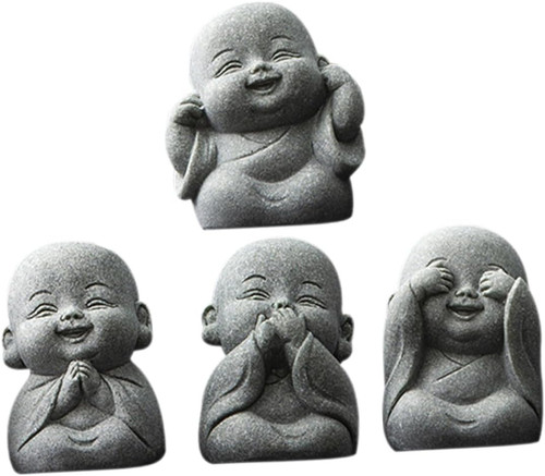 Pcs buddha figur set - 4,