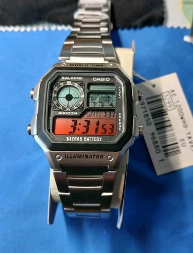 Casio watch world time - world,