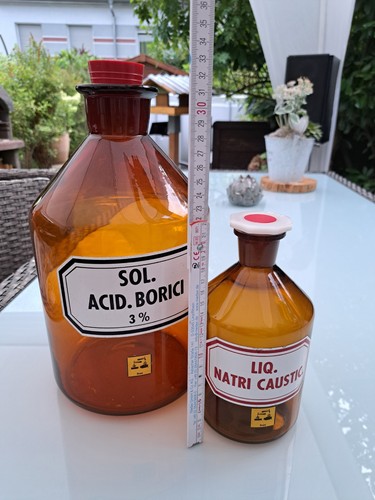 Vintage apothekerflasche - 2, x