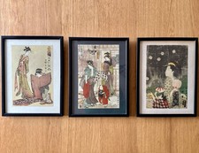 Drei japanische Ukiyo-e