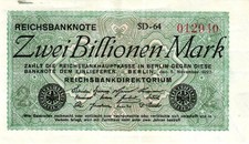 Ro 132a 2 Billionen Mark 1923