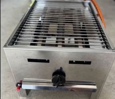 GA Profi-Gasgrill SPZ Edelstahl 1-flammig 5,0 kW Piezo inkl. Schlauch/Regler
