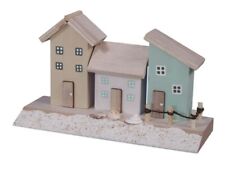 3er Dekohaus 20x11cm Holz