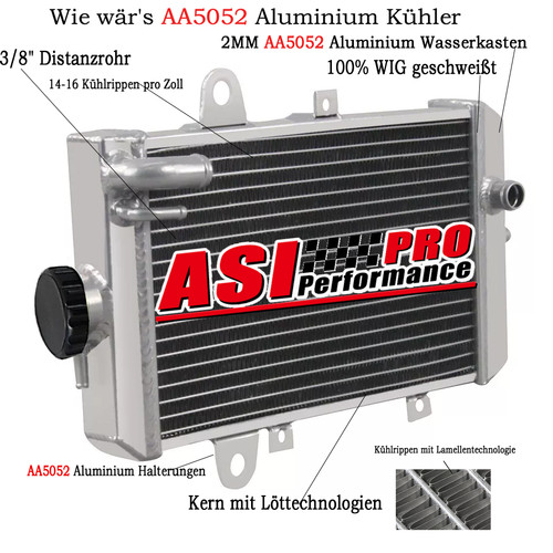 Aluminum reihe wasserkühler - aluminum,