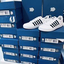 K Swiss Court Cheswick Damen Freizeit Sneakers Weiß/Schwarz Größe UK 4