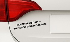 Aufkleber Auto Sprüche -