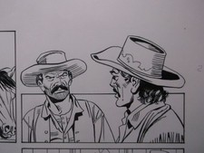 Comic originalzeichnung lasso - originalzeichnung,