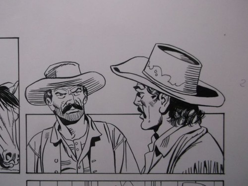 Comic originalzeichnung lasso - comic,