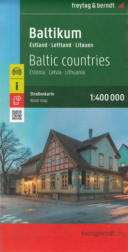 Baltikum autokarte 400000 - baltikum, 1:400000