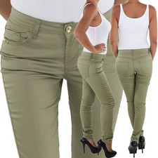 Damen Kunstlederhose Bikerhose