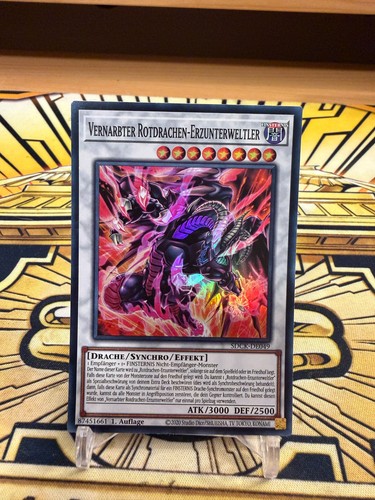 Yugioh vernarbter rotdrachen - yugioh,