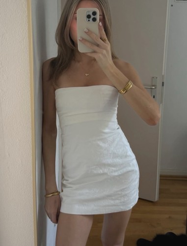 Zara damen minikleid weiß - zara,