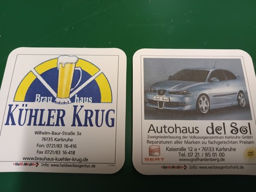 Sehr selten bierdeckel - sehr,