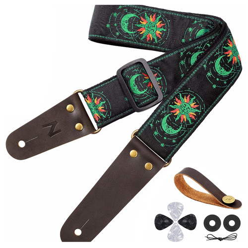 Gitarrengurt sonne mond - gitarrengurt,