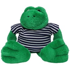 Vintage NICI Schlenker Frosch mit Shirt Kuscheltier 23cm Gebraucht