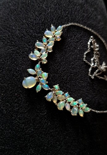 Opale halskette kette - opale,