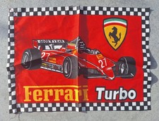 alte Fahne Scuderia Ferrari Turbo aus dem 1980ern Fähnchen Wimpel