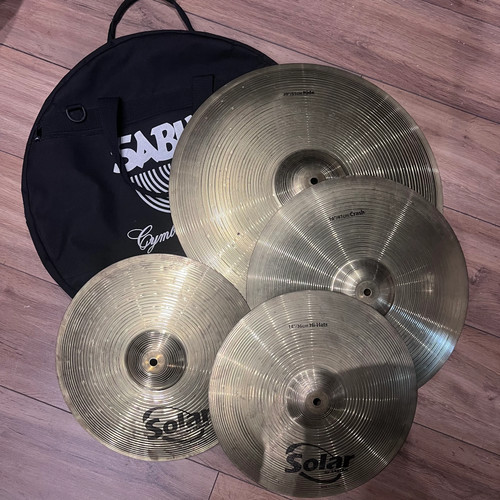 Sabian solar becken set - solar, mit