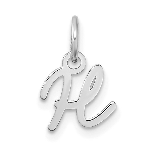 14k weißgold großbuchstabe - 14k, h
