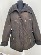 Tolle # Wega-Fashion # Jacke # schimmernd # dunkelbraun # Gr. L