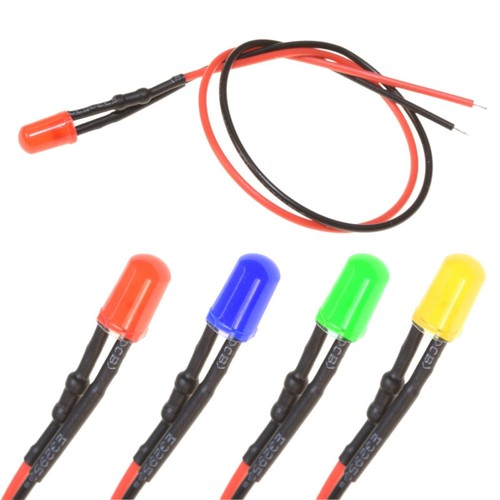 Led leuchtdioden ø5mm 12v - Ø5mm,