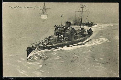 Torpedoboot in voller - d-7,
