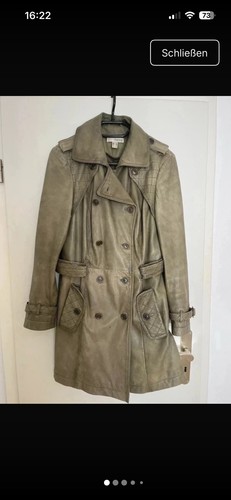 Heine damen leder trenchcoat - damen,