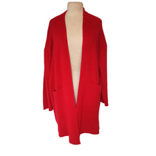 Lange Damen Strickjacke Mantel