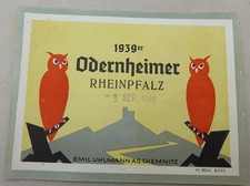 Etikett label 1939er - etikett,