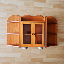 Landhaus Holz Wandvitrine ✨