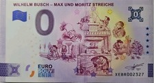 0 Euro Schein Wilhelm Busch -
