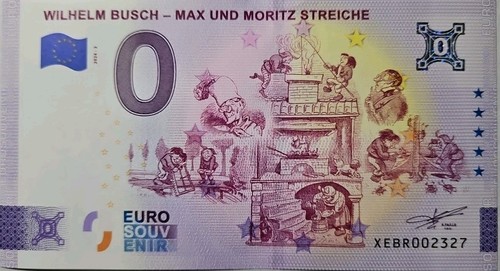 Euro schein wilhelm busch - 0,