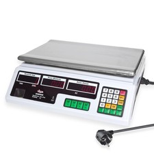 Obstwaage Ladenwaage Industriewaage Marktwaage Preiswaage Waage Digital 40 kg