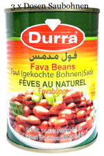 3 x SAUBOHNEN GEKOCHT 3 x 400