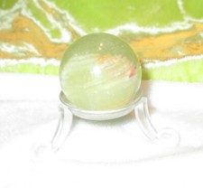 Onyx Marmor ~ Edelstein ~ Kugel ~ 3,0 cm ~~ Massage ~ Zimmerbrunnen ~ kalibriert