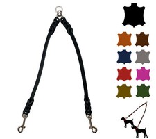 Hundeleine Fettleder