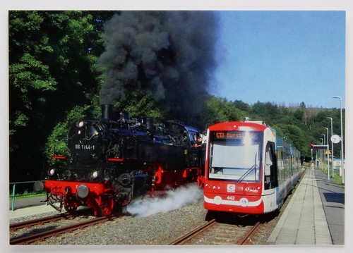 Postkarte dampflok 1744 u - 1744,
