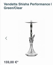 Vendetta Shisha Performance | Green/Clear