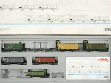 Märklin 4789 Freight Car Set German State Railway Car Association OVP 1703-02-78